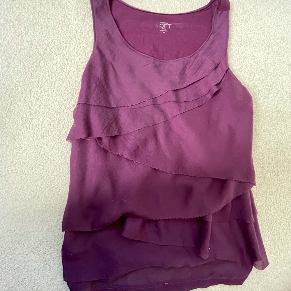 Purple blouse tank top!